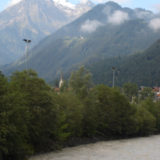 Auf den Bergen scheint schon wieder die Sonne
