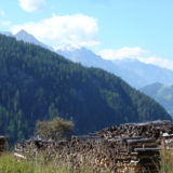 Die Berge Richtung Schweiz